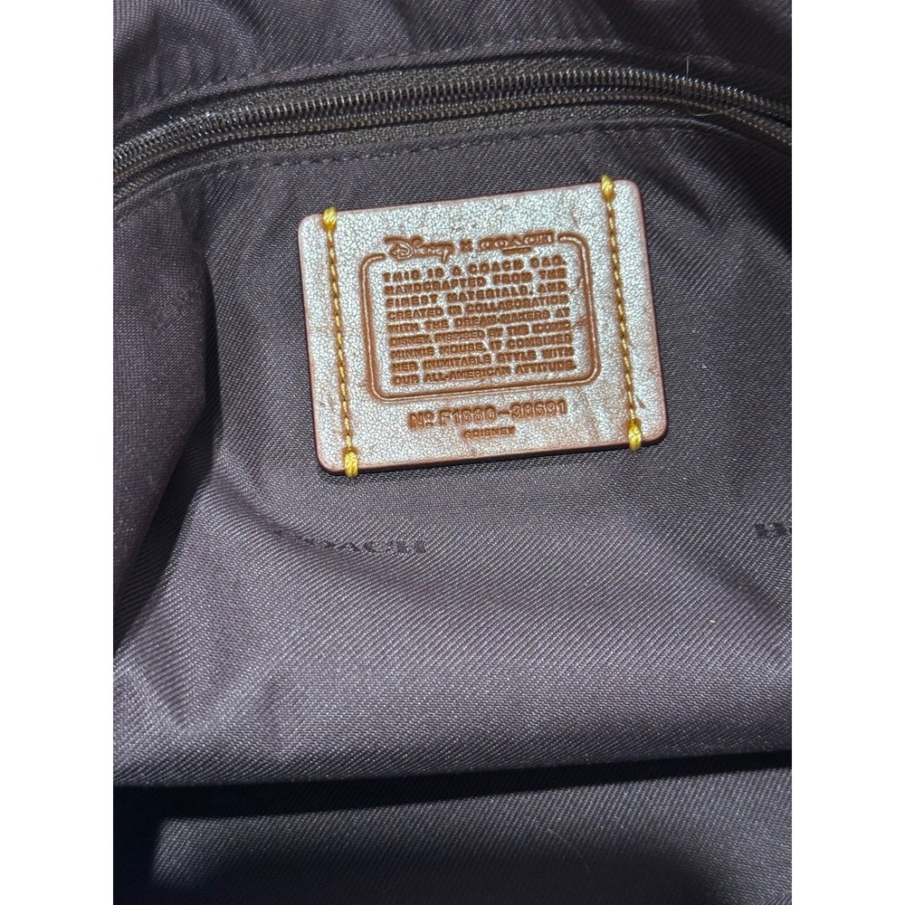 Coach x Disney Minnie Mouse White‎ Leather Tote Bag - Picture 13 of 17